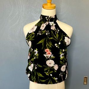 Rachel Zoe Floral Halterneck Blouse